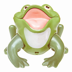 Image showing  Toy frog vintage