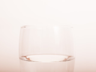 Image showing  Glass of water vintage