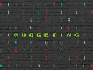 Image showing Finance concept: Budgeting on wall background