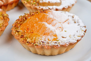 Image showing sweet cakes with fruits