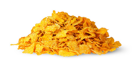 Image showing Pile of corn flakes