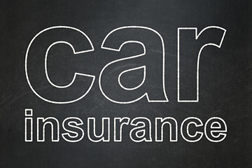 Image showing Insurance concept: Car Insurance on chalkboard background