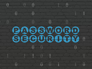 Image showing Safety concept: Password Security on wall background