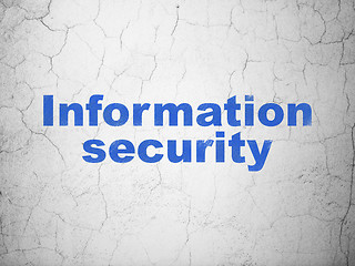 Image showing Security concept: Information Security on wall background