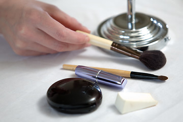 Image showing Cosmetic tools