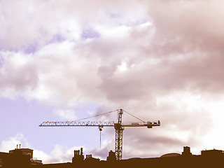 Image showing  Crane picture vintage