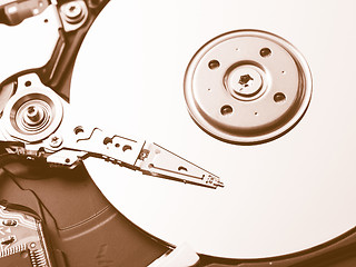 Image showing  Hard disk vintage