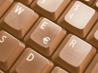 Image showing  Computer keyboard vintage