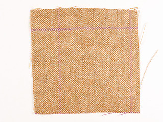 Image showing  Brown fabric sample vintage