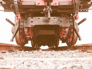 Image showing  Steam train vintage