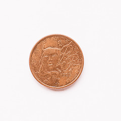 Image showing  French 1 cent coin vintage