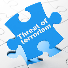 Image showing Politics concept: Threat Of Terrorism on puzzle background