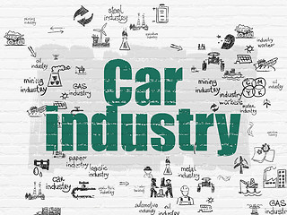 Image showing Industry concept: Car Industry on wall background