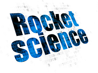 Image showing Science concept: Rocket Science on Digital background