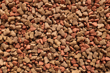 Image showing Dried cat food background