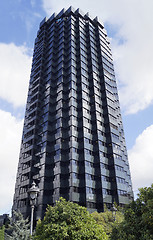 Image showing La Caixa 1 skyscraper