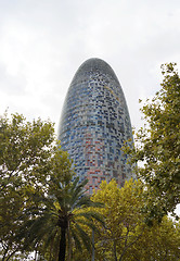 Image showing Torre Agbar skyscraper
