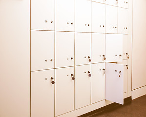 Image showing  Lockers vintage