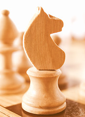 Image showing  Chess picture vintage