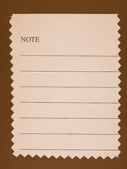 Image showing  Brown paper sample vintage