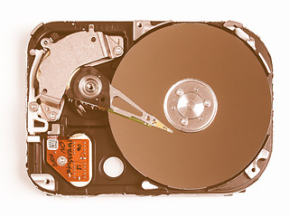 Image showing  PC hard disk vintage