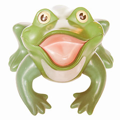Image showing  Toy frog vintage