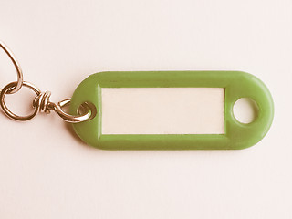 Image showing  Green keyring vintage