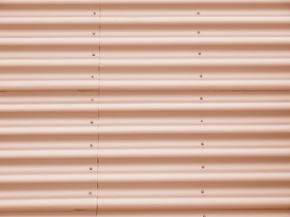 Image showing Retro looking Corrugated steel