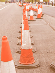 Image showing  Traffic cone vintage