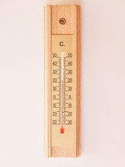 Image showing  Thermometer for air temperature vintage