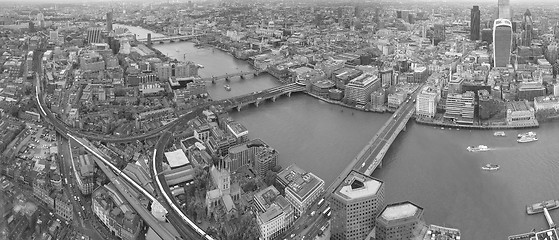 Image showing Black and white View of London