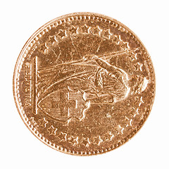 Image showing  Swiss coin vintage