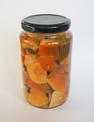 Image showing Porcini mushroom jar