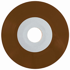 Image showing  Vinyl record isolated vintage