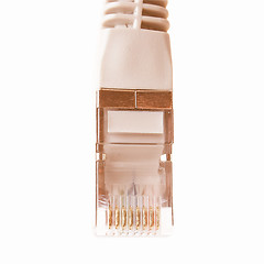 Image showing  RJ45 plug vintage