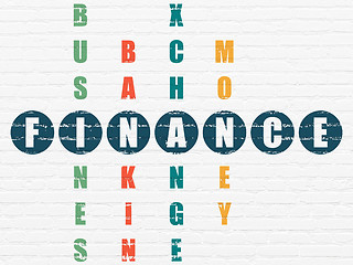 Image showing Banking concept: Finance in Crossword Puzzle