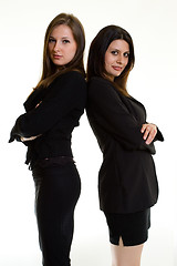 Image showing Two business women