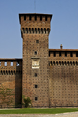 Image showing tower castle brick  old 