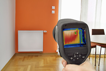 Image showing Radiator Thermal Image