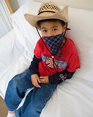 Image showing Little cowboy