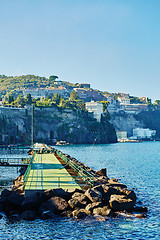 Image showing View of the Sorrento coast. 