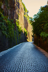 Image showing The road to the sea 