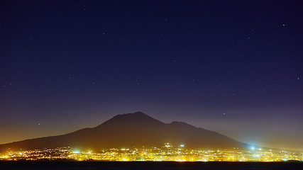 Image showing Mount Vesuvius, from Sorrento, Italy