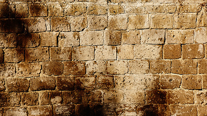 Image showing stone wall texture photo
