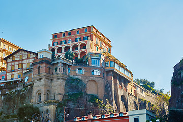 Image showing Sorrento, Italy. Sorrento is one of the most expensive resorts. beautiful view.