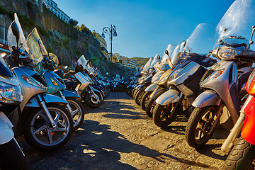 Image showing Sorrento is one of the towns of the Amalfi Coast,expensive and most beautiful European resort.