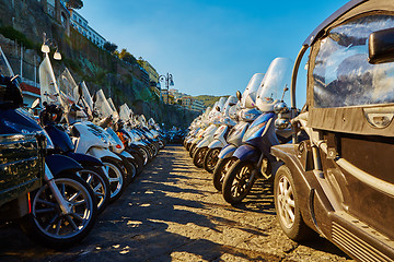 Image showing Sorrento is one of the towns of the Amalfi Coast,expensive and most beautiful European resort.