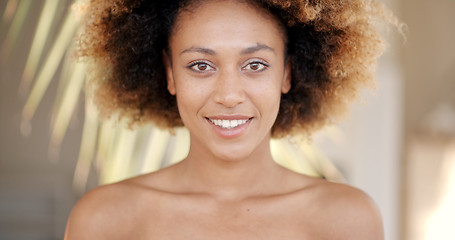 Image showing Smiling Woman Closeup Portrait