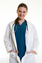 Image showing Young woman doctor