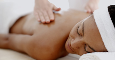 Image showing Massage On Woman Body